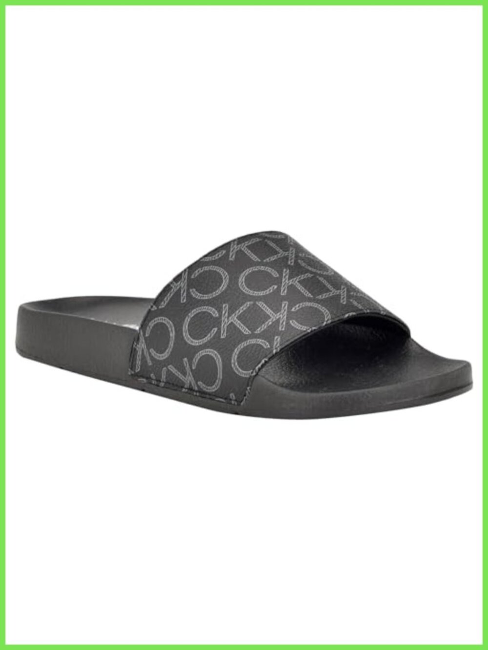 Athens Slide Sandals Square Toe Slip On Lightweight Pool Shoes